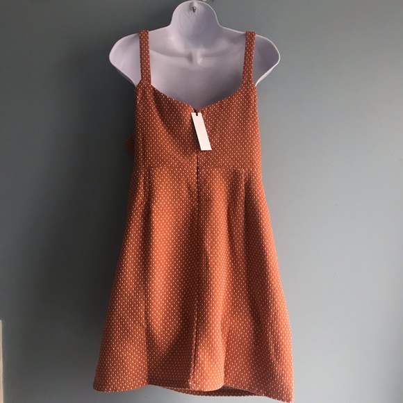 NEW First Monday Cutout Polka Dot Dress L - Picture 7 of 7